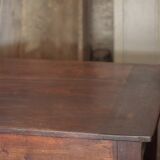 Table de ferme et ses 2 bancs, table de ferme bois ancienne, meuble de salon, campagne, chalet, déco