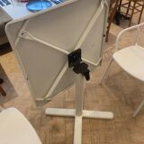 White folding table 70x70