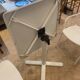 White folding table 70x70