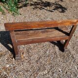 Banc d'écolier ancien