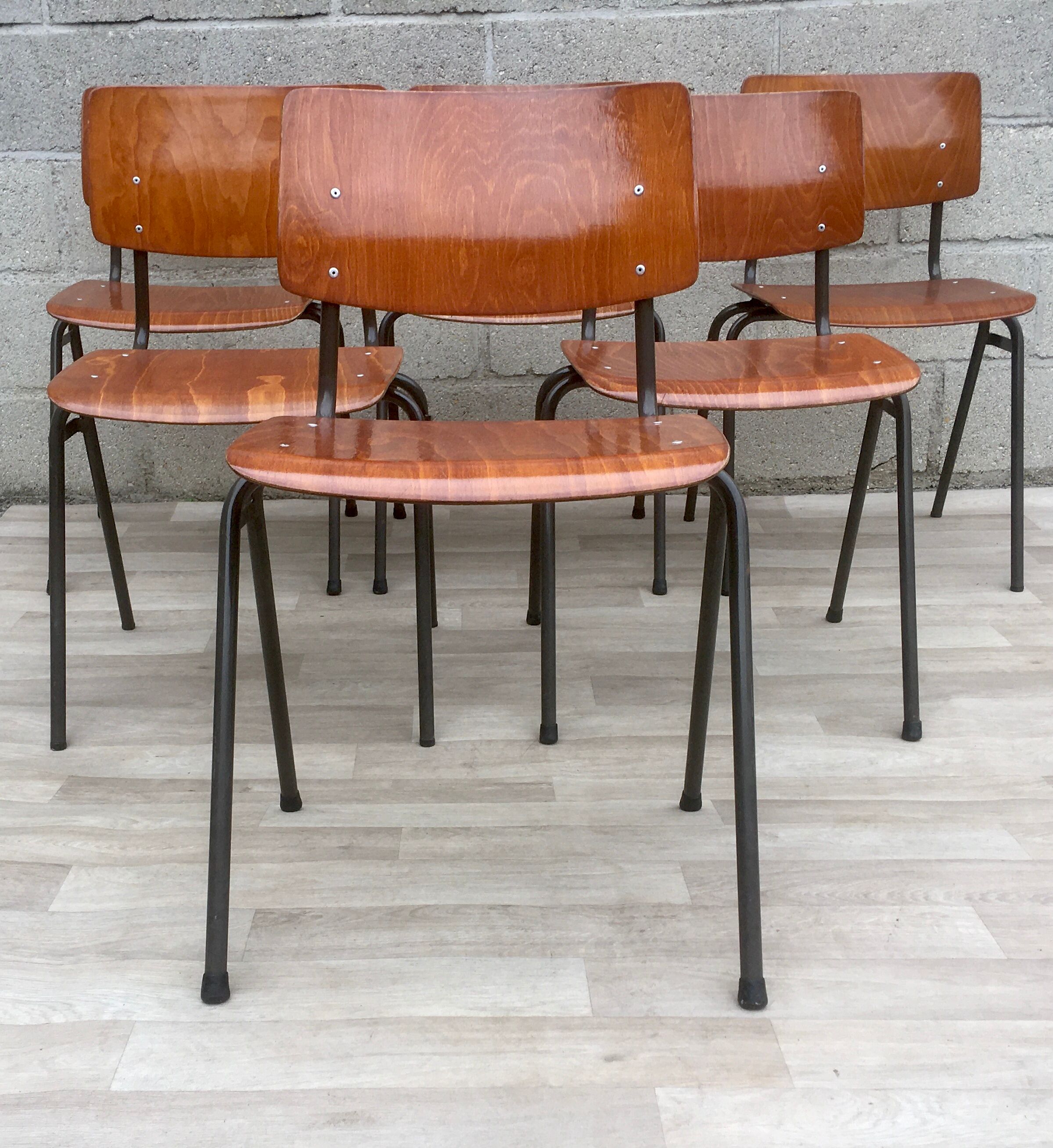 Set of 6 vintage Marko chairs