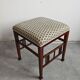 Jugendstil stool in beech and mahogany attributed to Otto Wagner, 1910s.