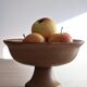 Compotier or fruit bowl on round terracotta base