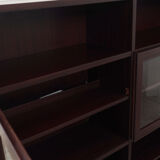 Mahogany bookcase, Danish design, 60's, production: Omann Jun