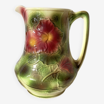 St Clément slip pitcher, nasturtiums