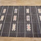 Tapis vintage suedois en laine "Rolakan" 1960