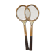 Ensemble de 2 raquettes en bois