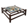 Teak and ceramic coffee table 1970