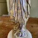 Vierge Marie couronnée en métal et laiton