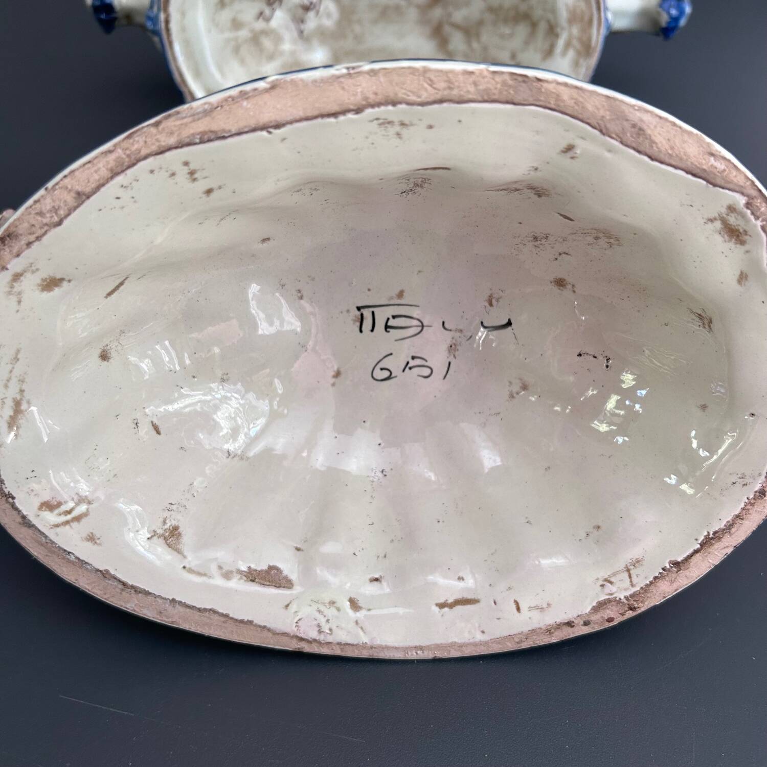 Pair of Italian signed candlesticks