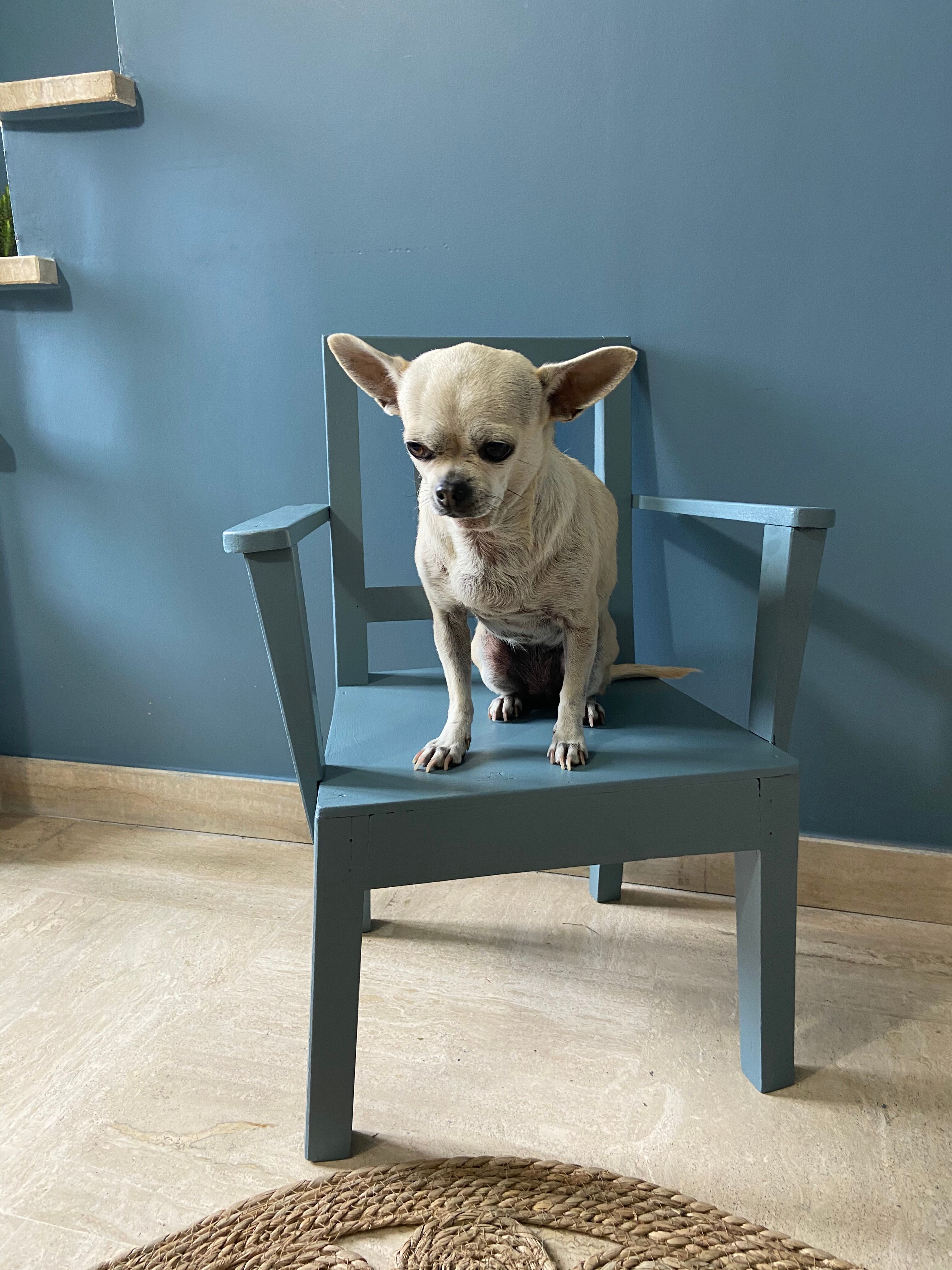 Wooden children's chair