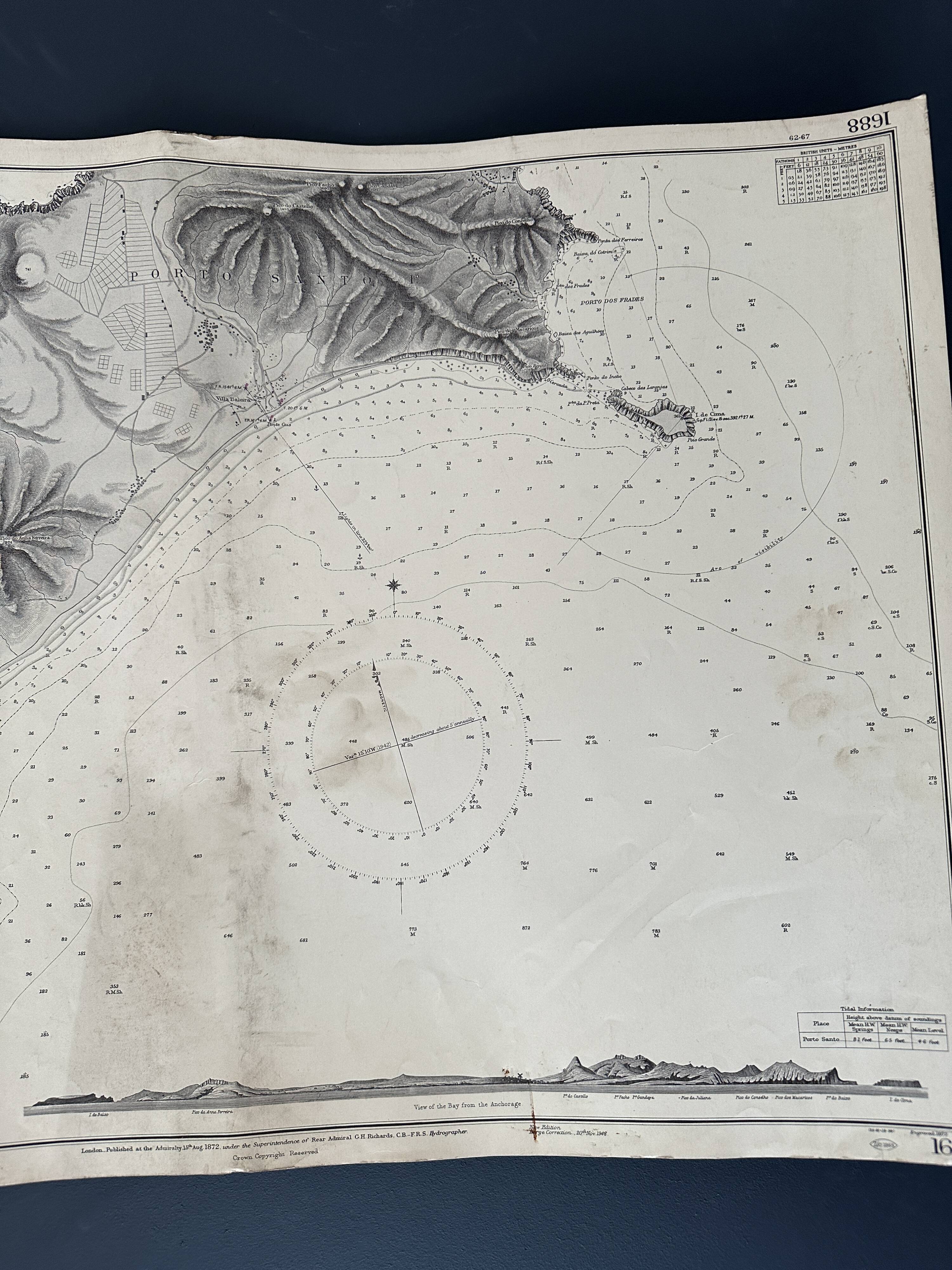 Porto Santo Bay Madeira Islands Map