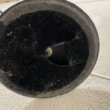 Vintage black metal floor lamp from the 70s