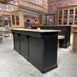 Late 19th century oak counter