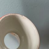 Pair of diabolo eggcups in ancient earthenware