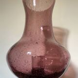 Large bubble glass tealight holder from Montauroux, 1960s