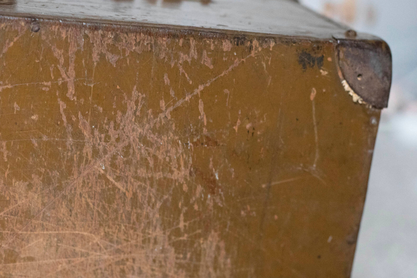 Old suitcase -vintage travel trunk