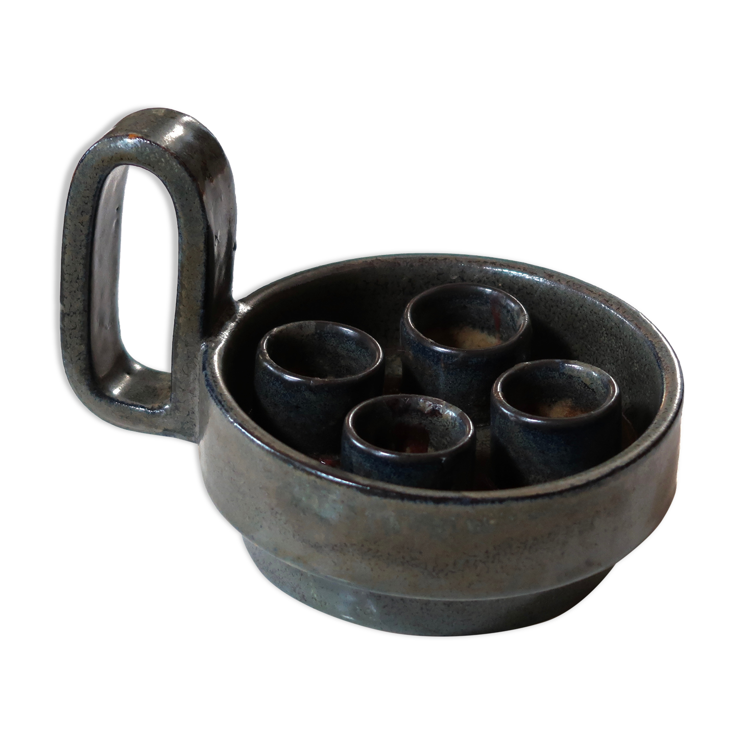 Ceramic candle holder, 60s