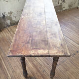 Antique farm table