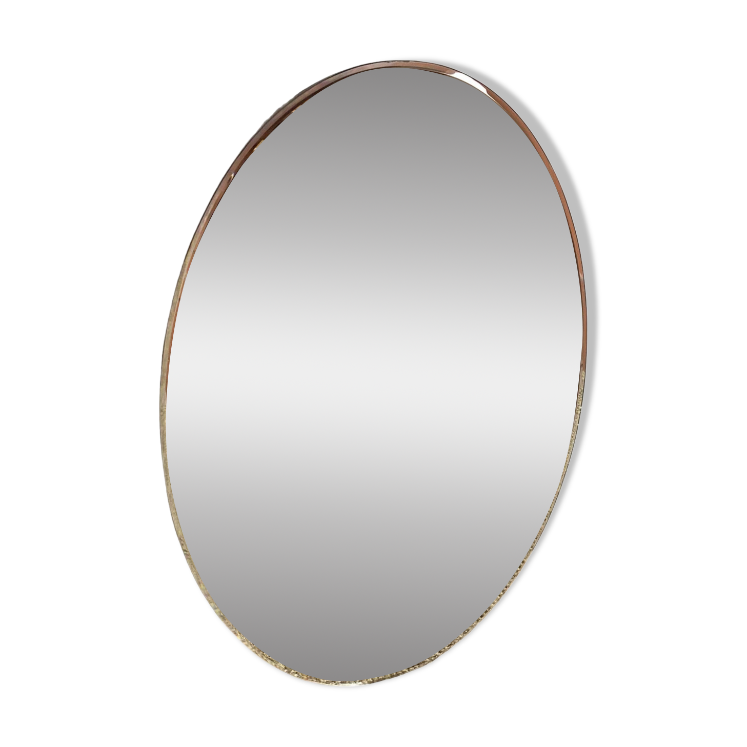 Large vintage beveled mirror