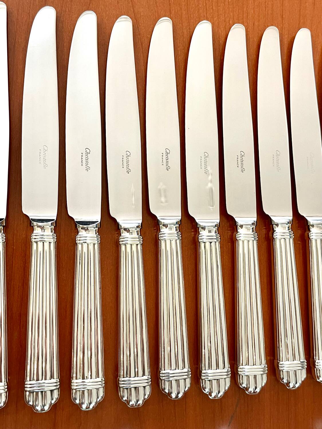 Christofle Aria, 48-piece flatware set, very good condition