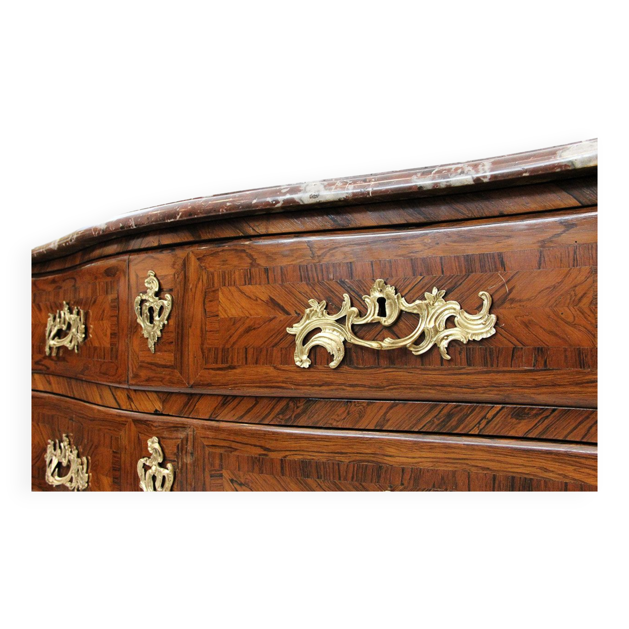 18th century Louis XV rosewood chest of drawers