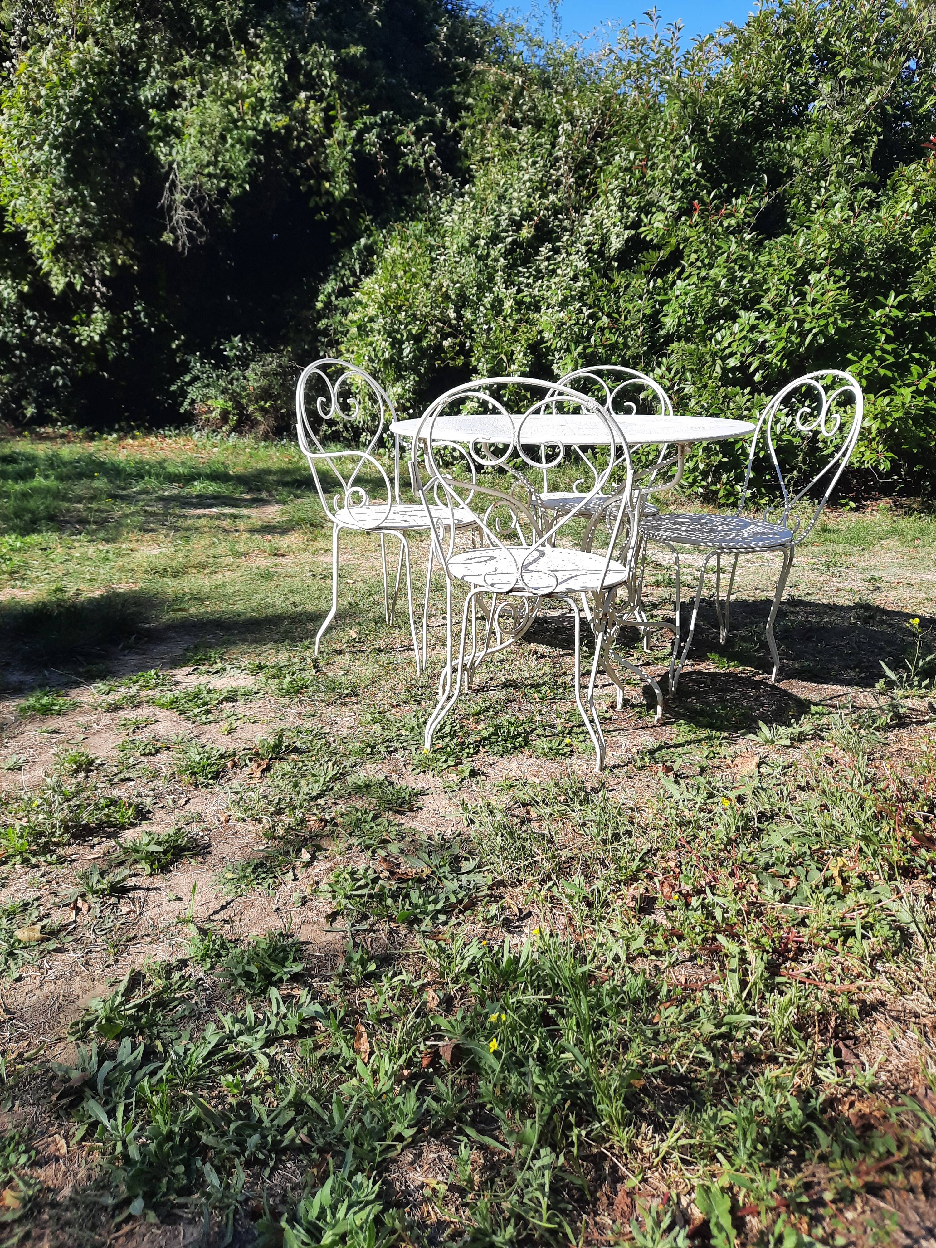 Vintage Fermob garden furniture