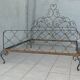 Louis XV style wrought iron bed