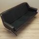 Brown leather sofa, Danish design, 1970s, designer: Werner Langenfeld, manu