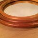 Miroir rond rotin 30 cm
