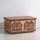 Antique hand-painted folk-style trunk (c.1880) #14