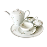 Service à thé et plat royal KPM Krister
