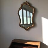 Gilded mirror louis XV H style:82cm