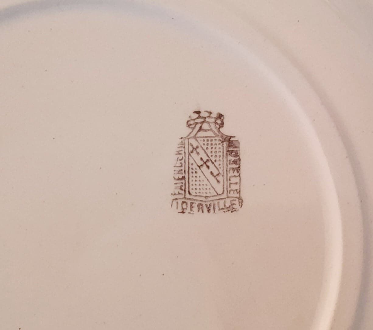 Plates moselle earthenware - niderviller