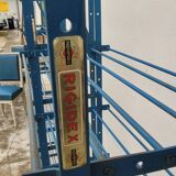 Set of 3 Rigidex iron storage locker shelves 1950s