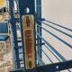 Set of 3 Rigidex iron storage locker shelves 1950s