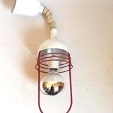 White and red 60s rise and fall suspension