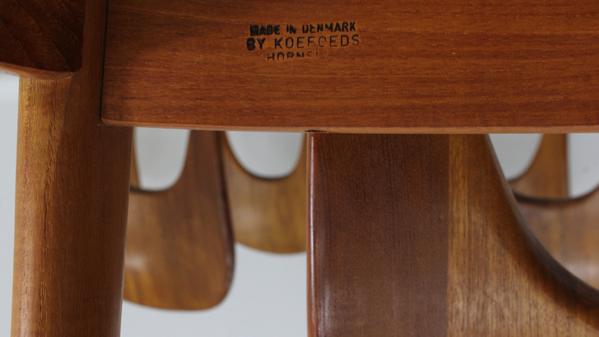 Vintage Danish dining chairs by Niels Koefoed solid teak, set of 10