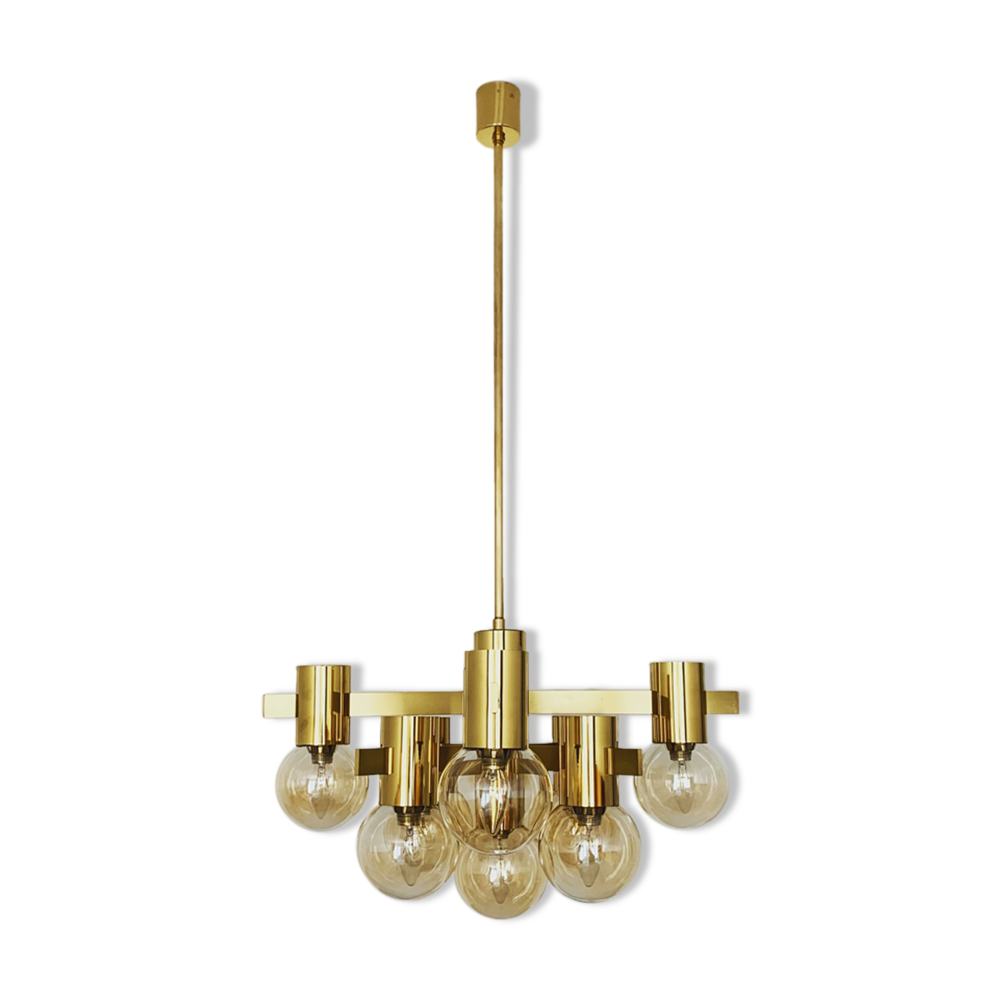 Lustre italien de laiton