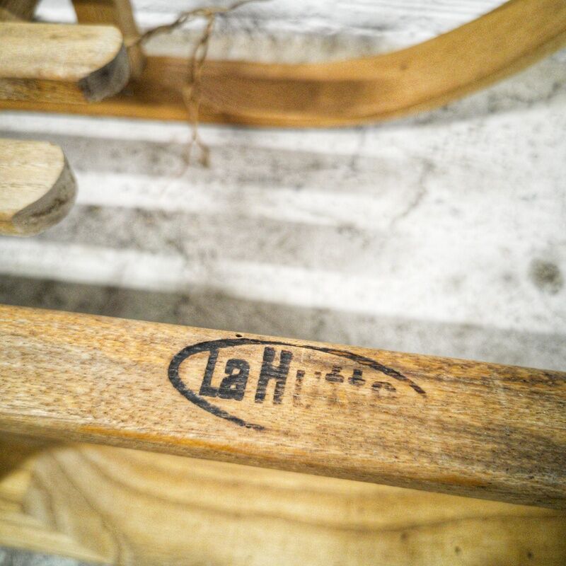 Old wooden sledge