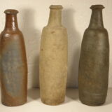 Set of three stoneware bottles