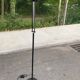 Italian vintage black & brass floor lamp — Articulated with Relco dimmer 19
