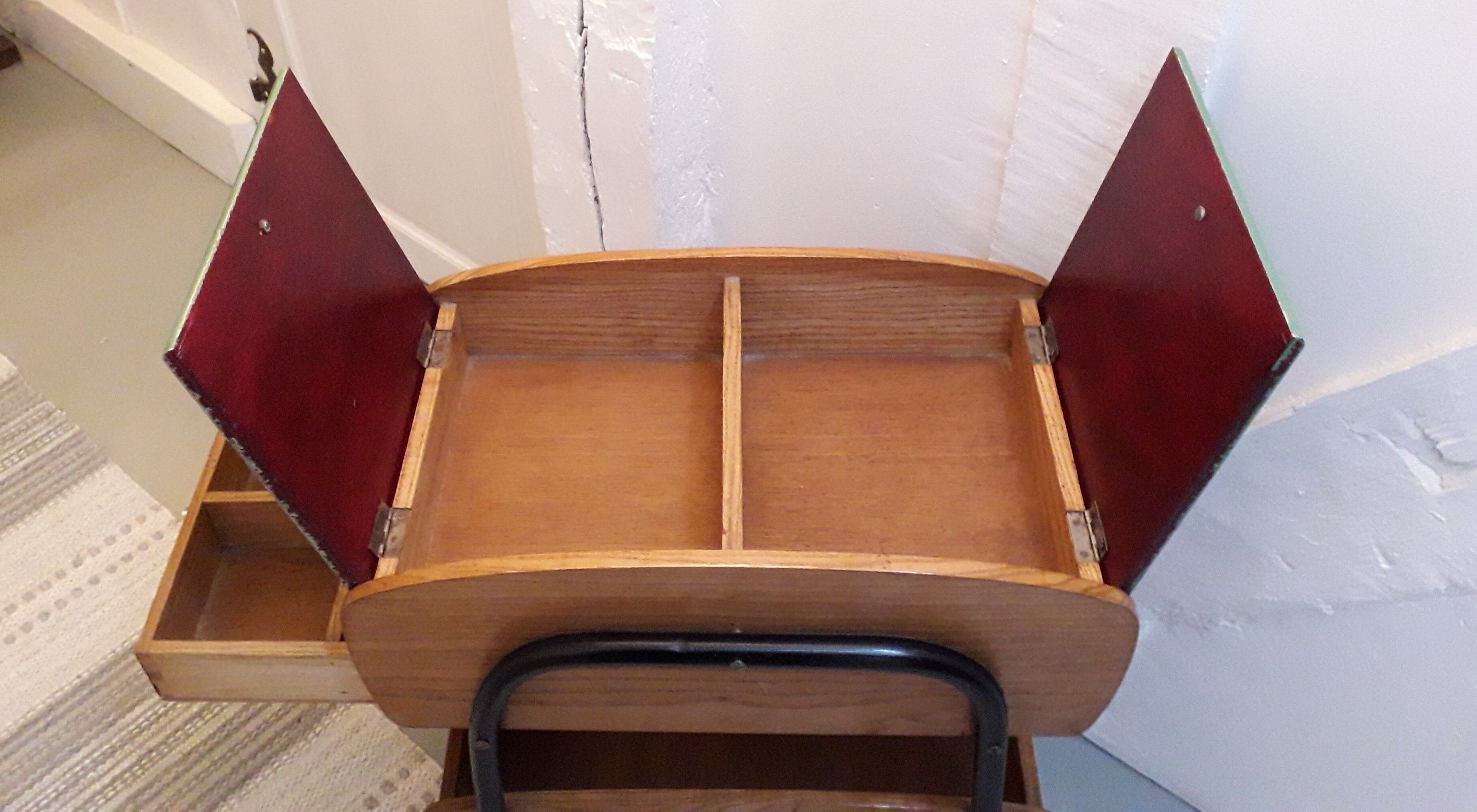 Vintage sewing basket