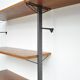 Swedish walnut shelving system by Pira, 1960s