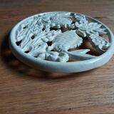 Cast iron fish trivet