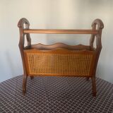 Wooden magazine rack