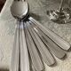 Set of 6 ice cream cups and spoons Letang Rémy 70s