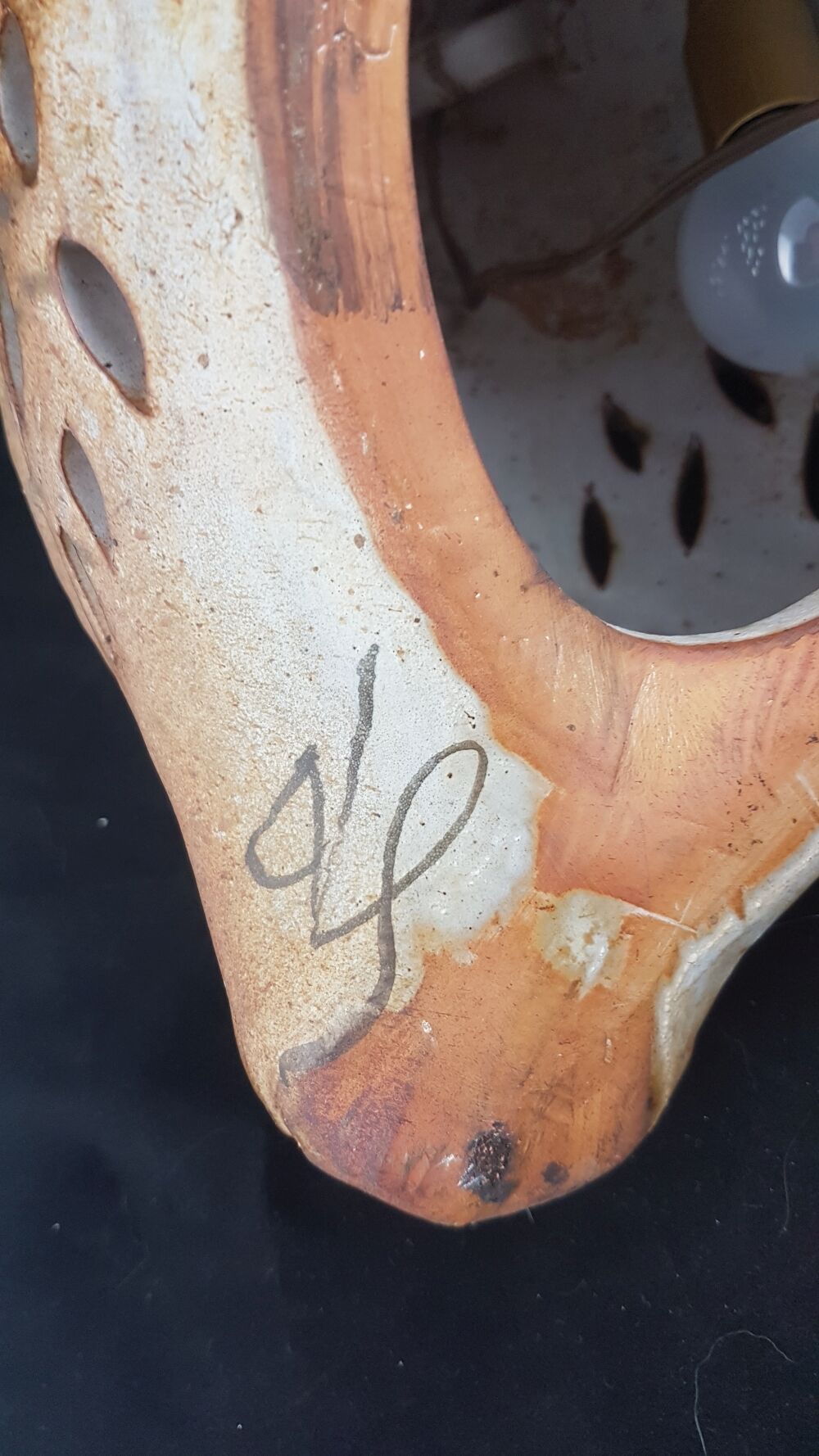 Agnès Escalca ceramic lamp