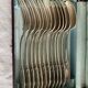 6 silver metal cutlery in their case