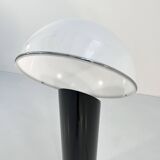 Black ciot floor lamp by ennio chiggio for lumenform, 1970